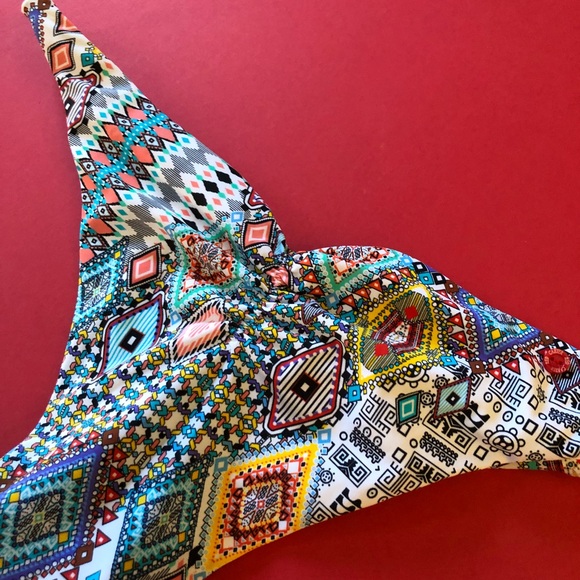 RED CARTER Bikini Bottom Mediterranean Print 8 MED - Picture 7 of 8